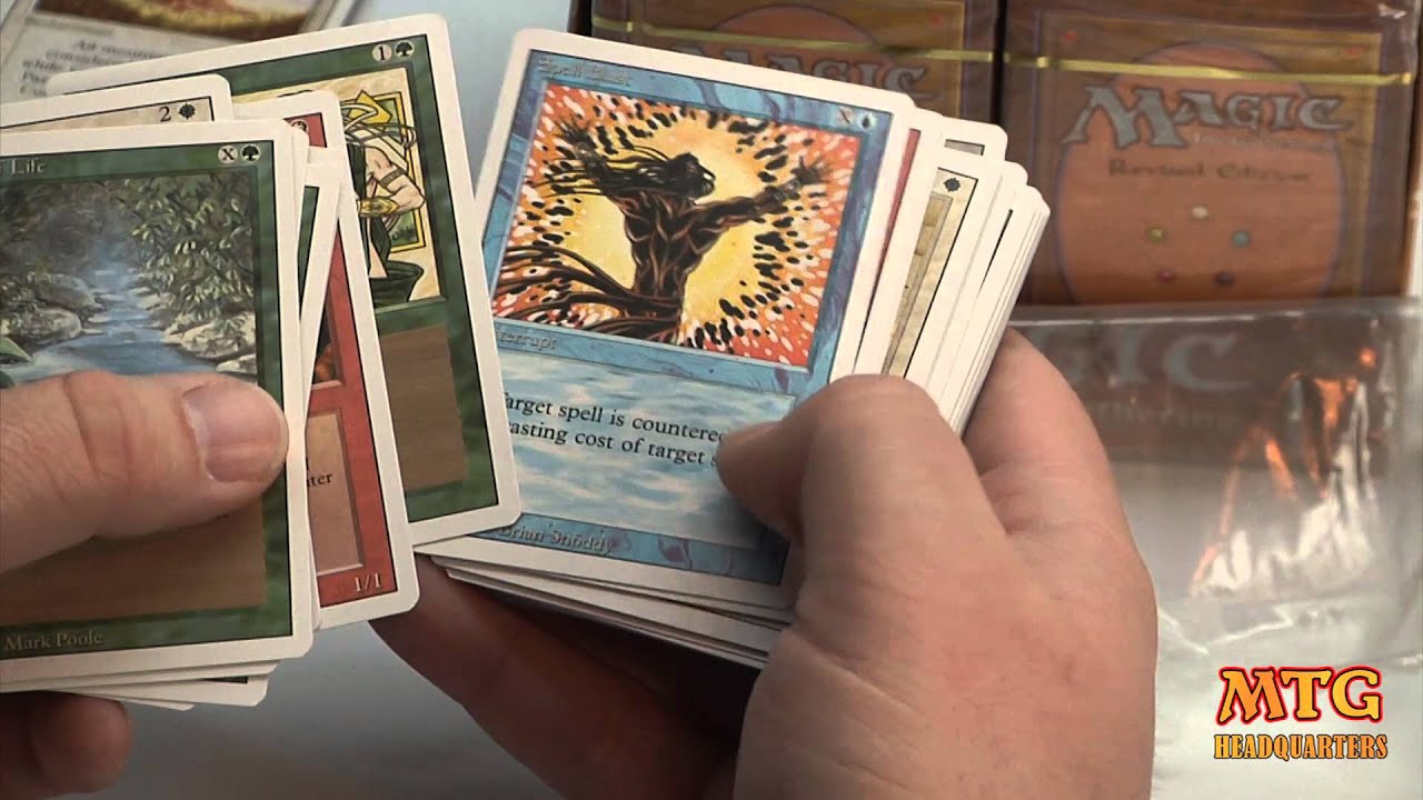 MTG Revised 3rd Edition Starter Deck Openings-Dual Lands?  Revised Roulette!
