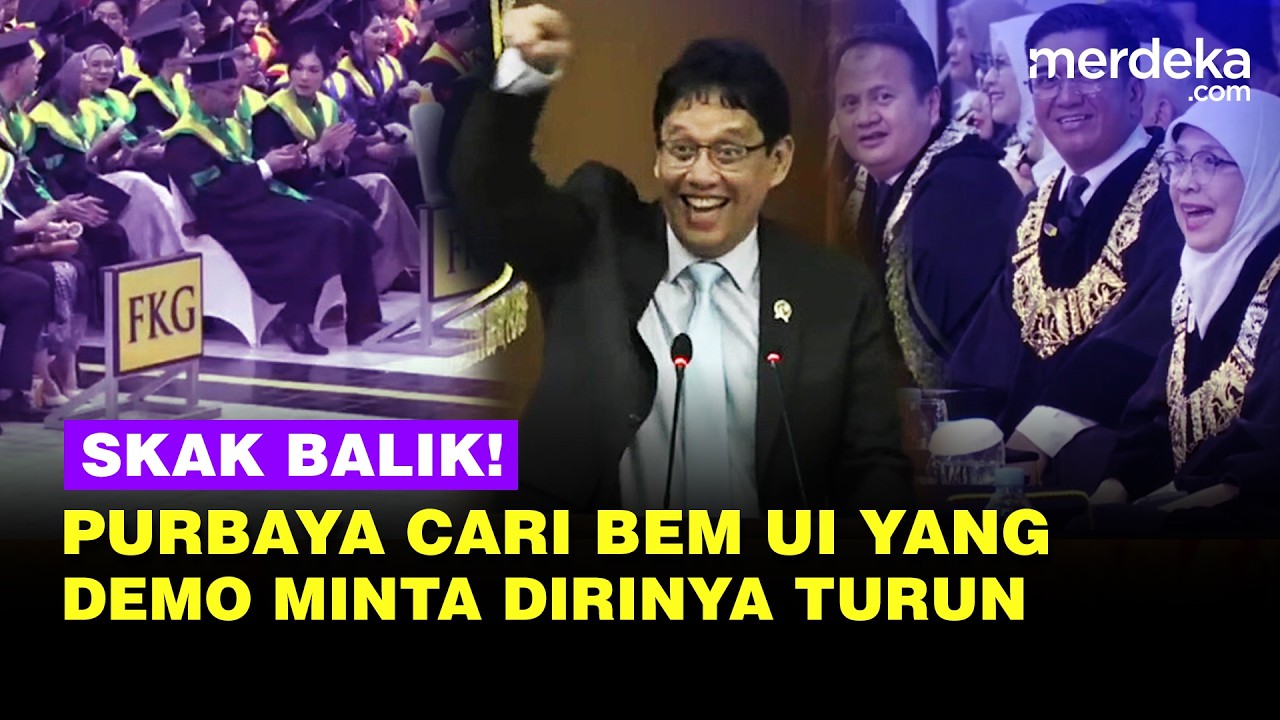 Purbaya Skak Balik BEM UI di Wisuda: Hari Pertama Menteri Disuruh Turun, Mana yang Demo?