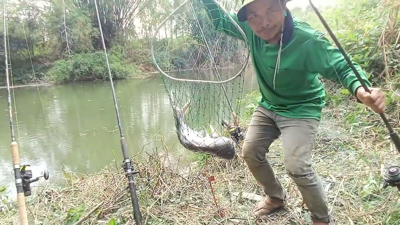 😊นานนานเจอที เทโพแม่น้ำชี กินคามือเลย