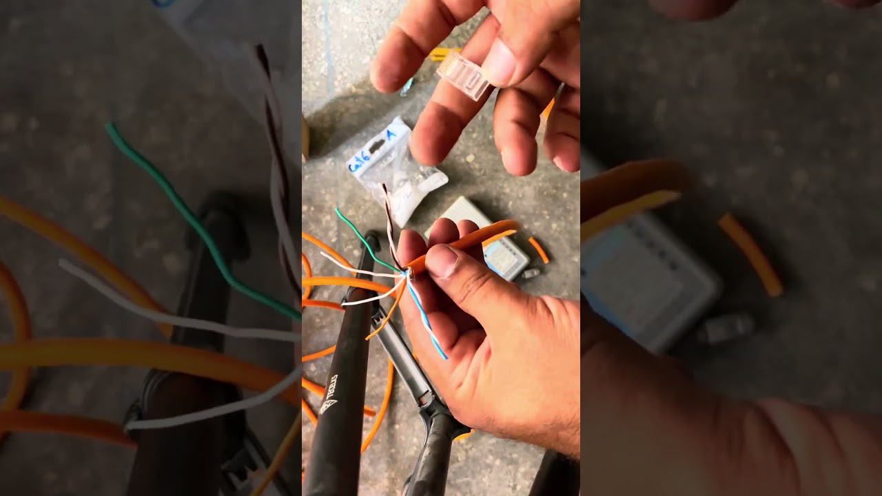 الفرق بين كابل الأنترنت UTP vs FTP مع طريقة صنع الكابل 
