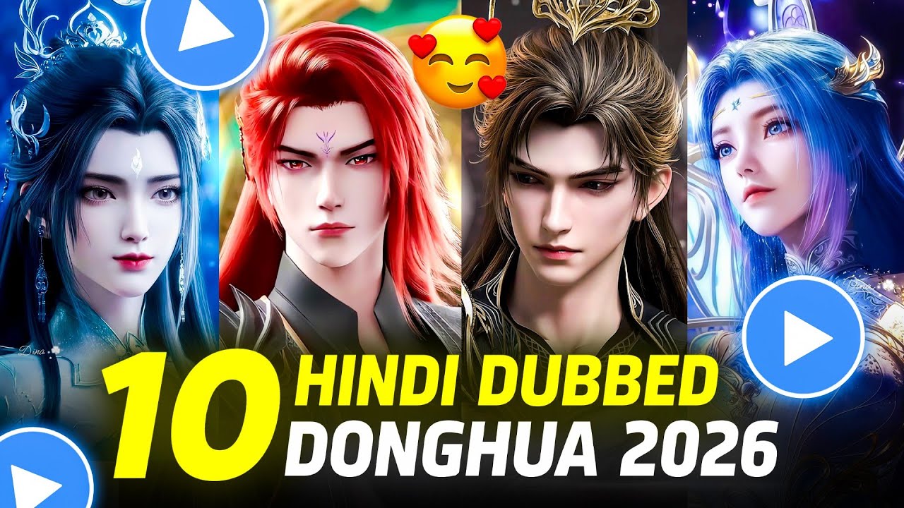 Top 10 Upcoming Hindi Dubbed Chinese Donghua On Mx Player & Crunchyroll In 2026 