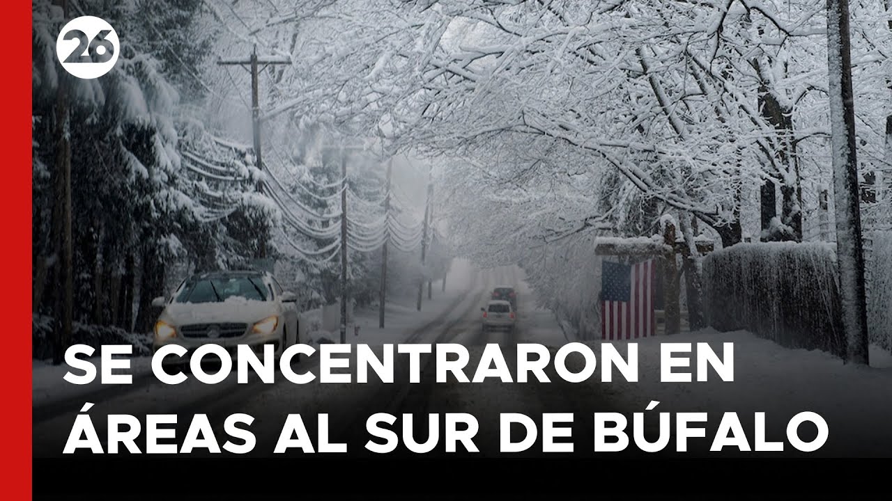 Poderosa tormenta invernal por efecto lago sepulta partes de Nueva York bajo 60 centímetros de nieve