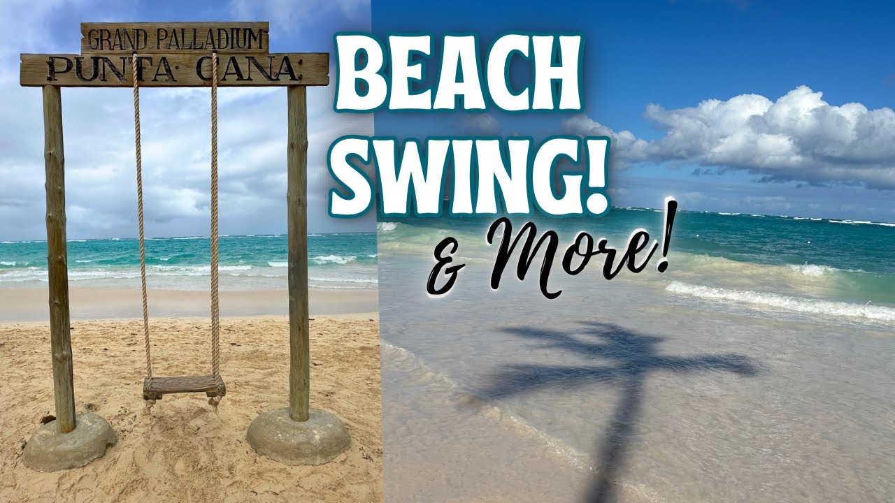 Пляж отеля Grand Palladium Punta Cana 😎 ПЛЮС 😎 Белый песок на пляже Баваро!