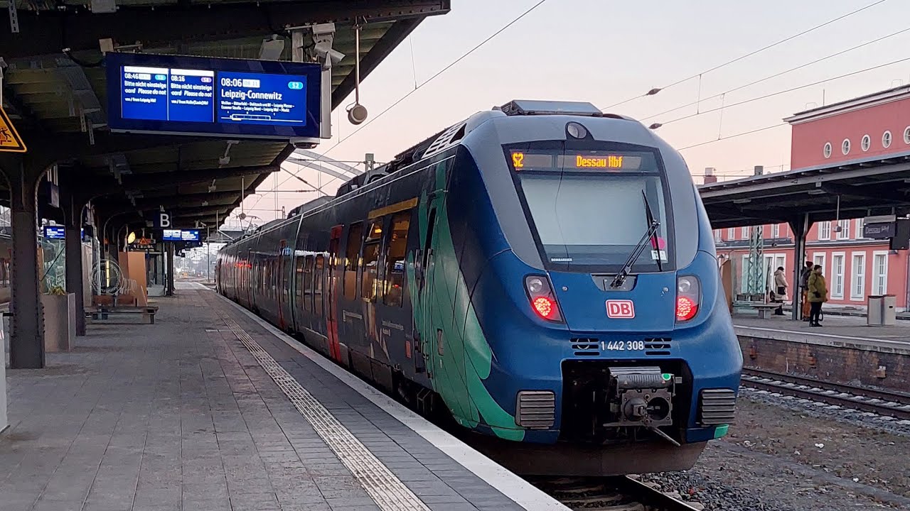 S-Bahn Mitteldeutschland | Mitfahrt auf der Kompl. S2 Von Dessau HBF bis L.-Connewitz in der BR442