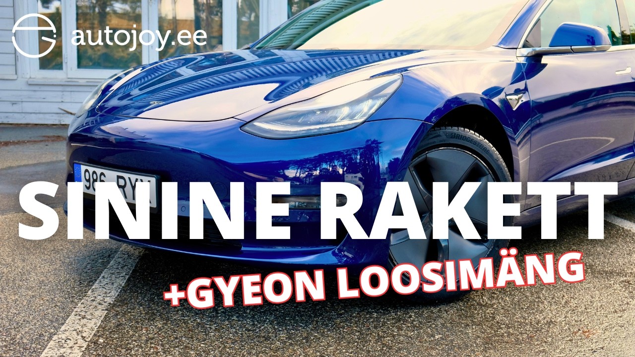 Tesla Model 3 head ja vead + meie lemmik keraamika + GYEON Loosimäng