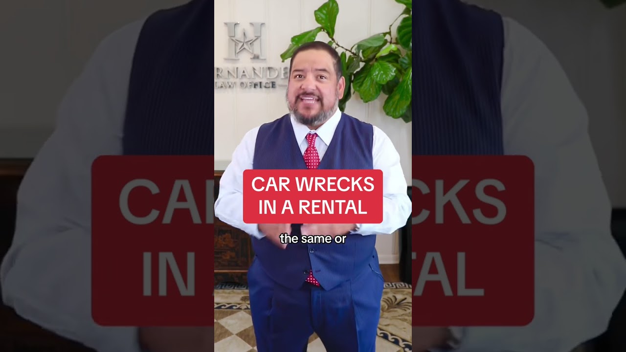 What happens if youre in a car accident in a rental car? 🚗 #texas #viral #lawyer #tx #rental #rental