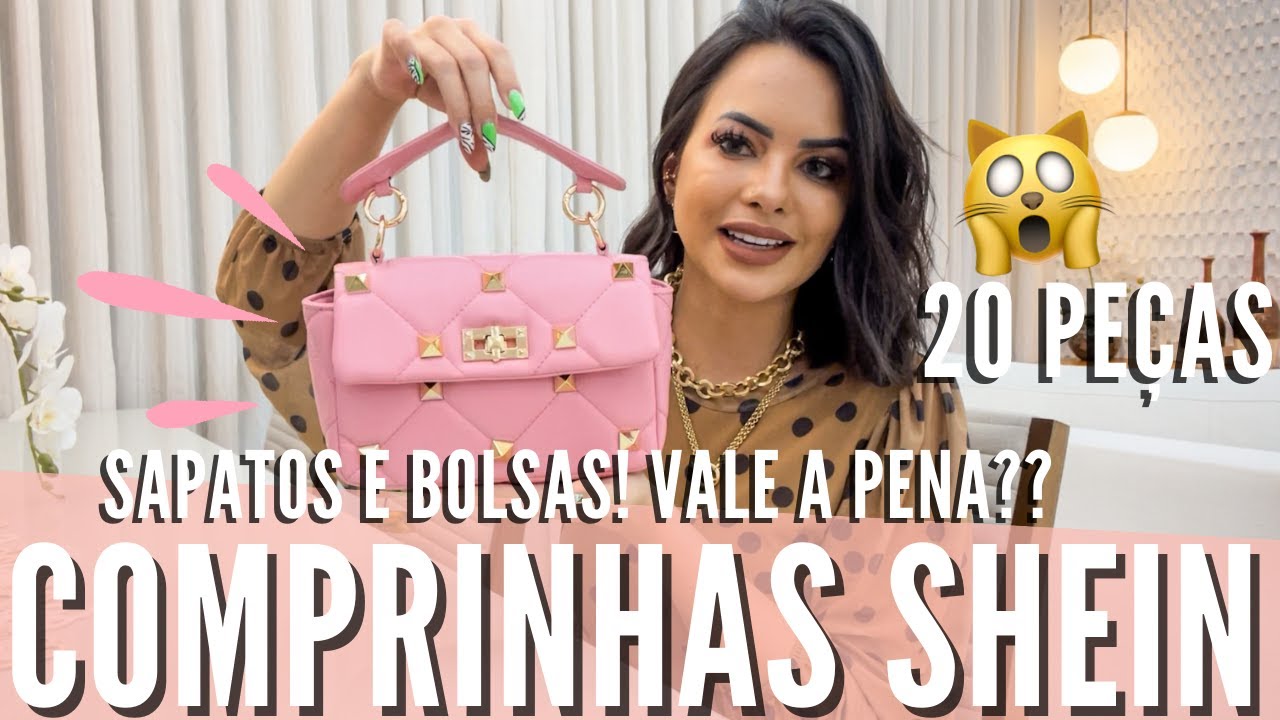 COMPRINHAS SHEIN DE CALÇADOS E BOLSAS 🤑| Compras de Sapatos Shein, bolsas shein | Cupom: clique194