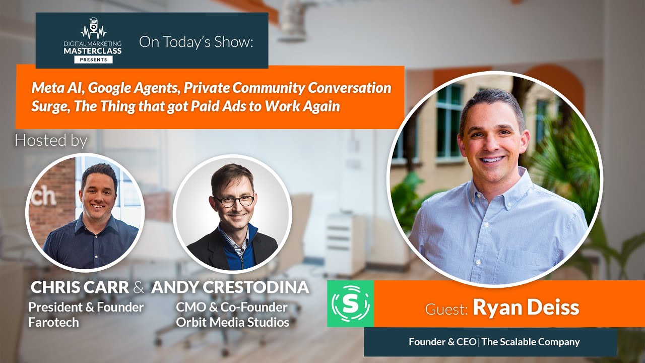 Meta AI, Google Agents, Private Community Conversation Surge, The Thing that got Paid Ads to Work