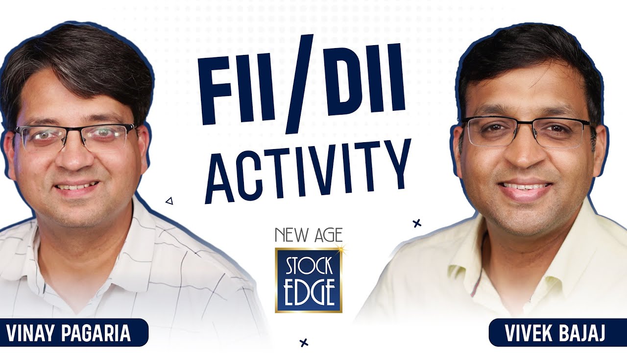 Track Big Money !! How FII & DII Activity Influences Market with our App ?? #NewAgeStockEdge
