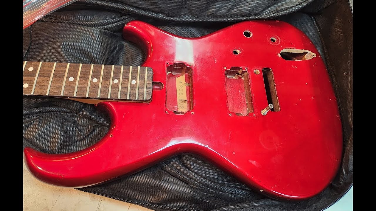 Restoring a mid 80s Aria Pro II Guitar (Part 1)