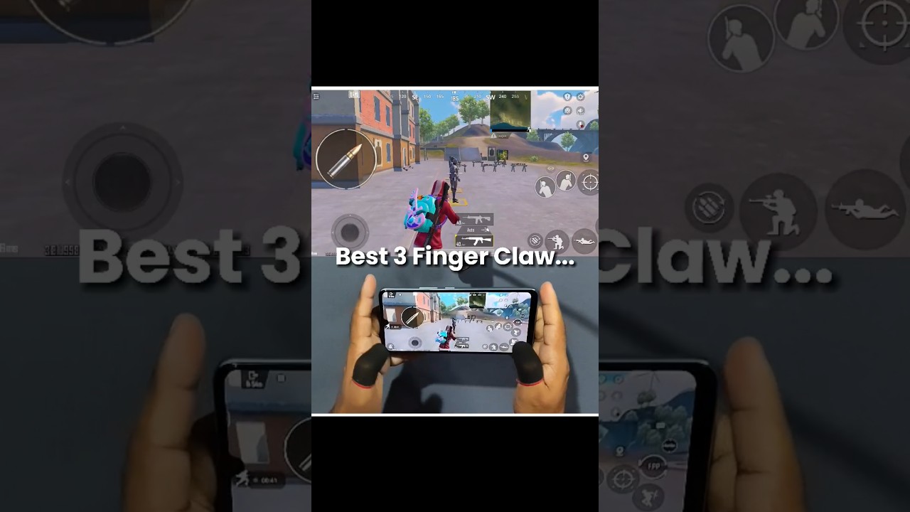 BGMI & PUBG MOBILE Best 3 finger claw control code #shorts