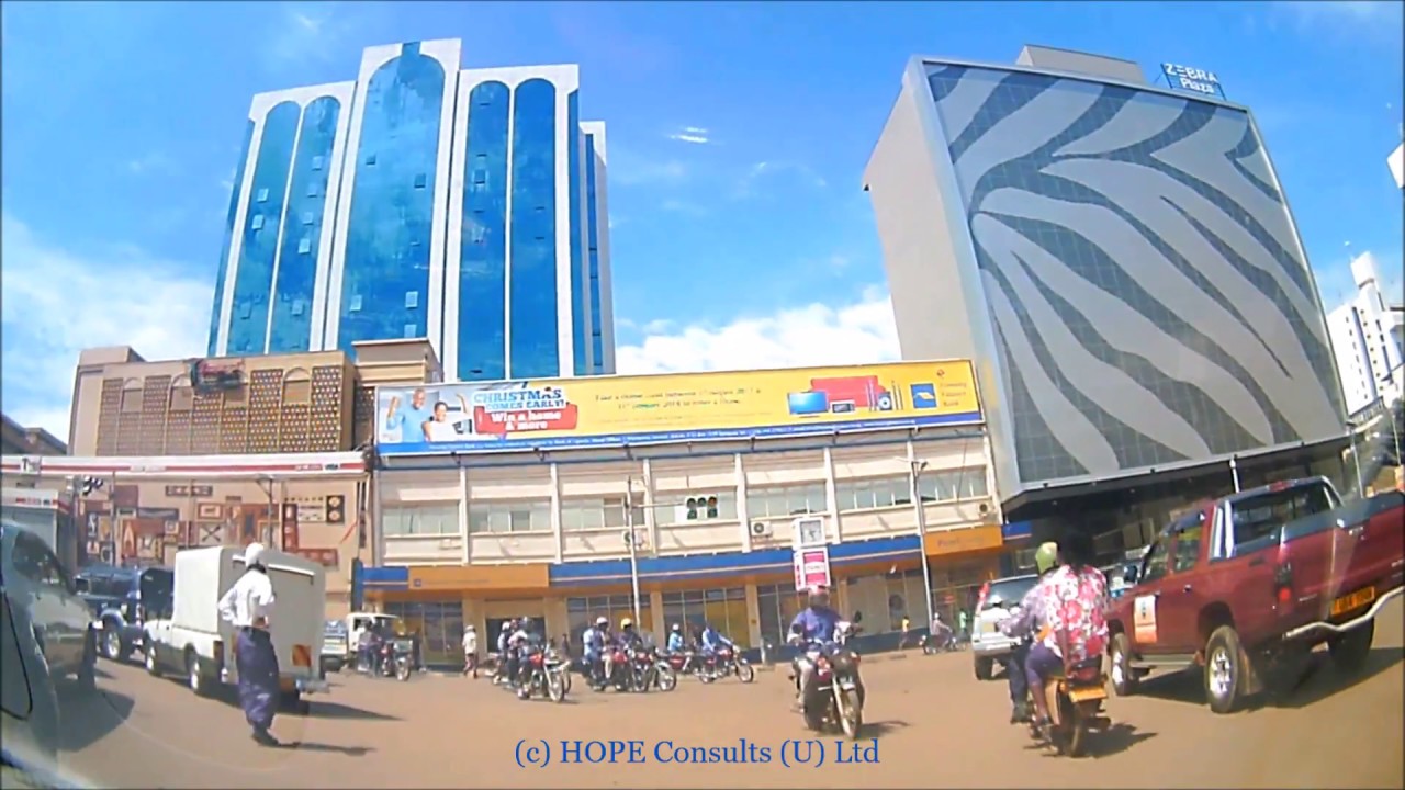 Amazing Kampala Drive from Entebbe Road to Wandegeya via Nakasero