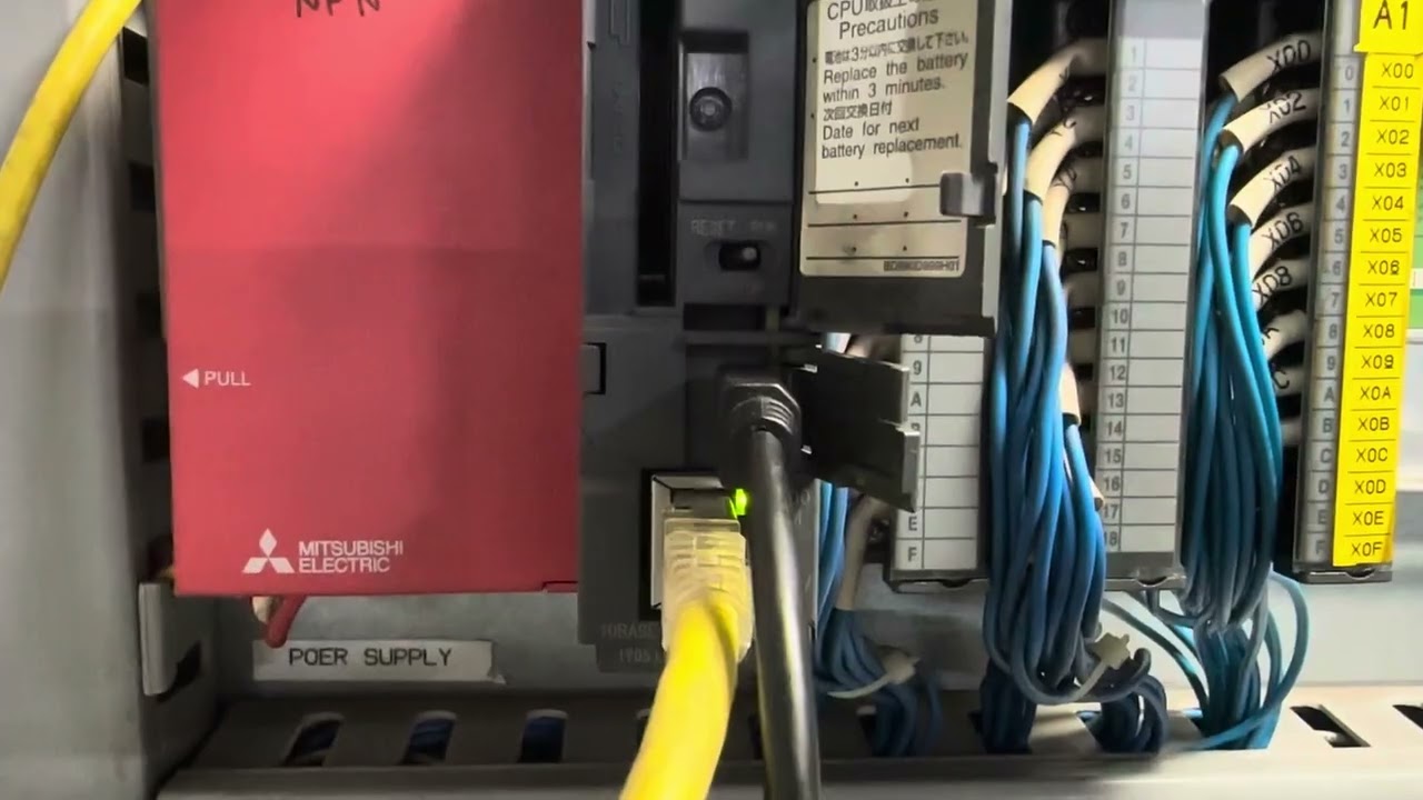 Mitsubishi PLC: How to add New I/O Module. Alarm: 2100 SP.UNIT LAY ERROR. Alarm: 3300 SP.PARA ERROR