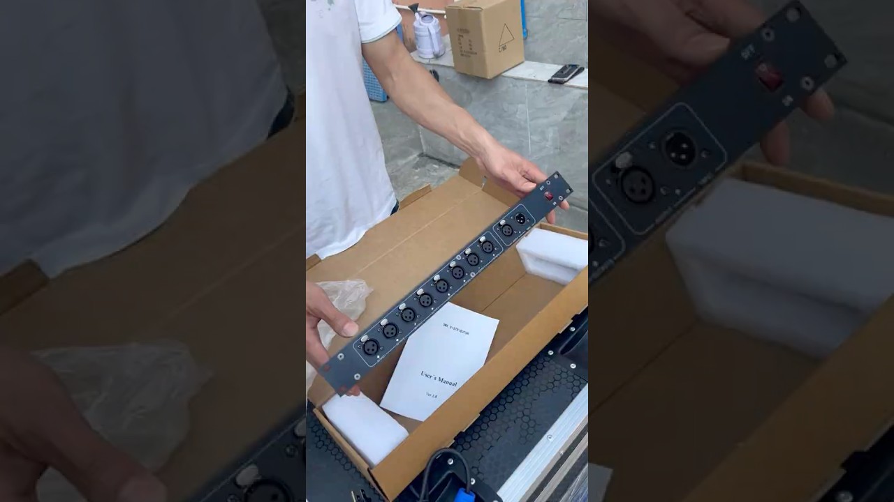 Reliable Lighting Control Using 8 Channel DMX Signal Amplifier Splitter