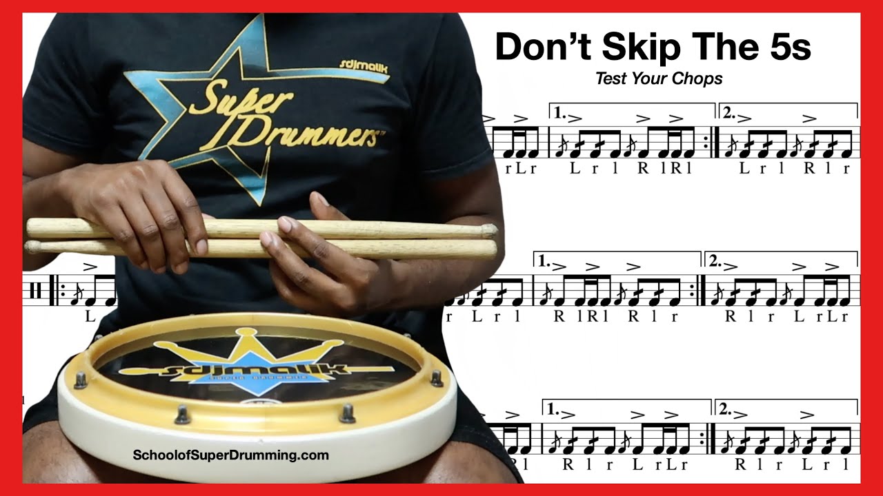 ADVANCED FOR DRUMMERS | Don't Skip The 5s + Breakdown