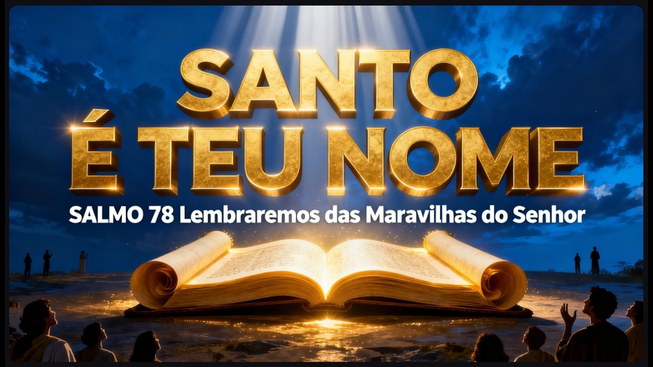 🎵 SANTO É TEU NOME - (SALMO 78)