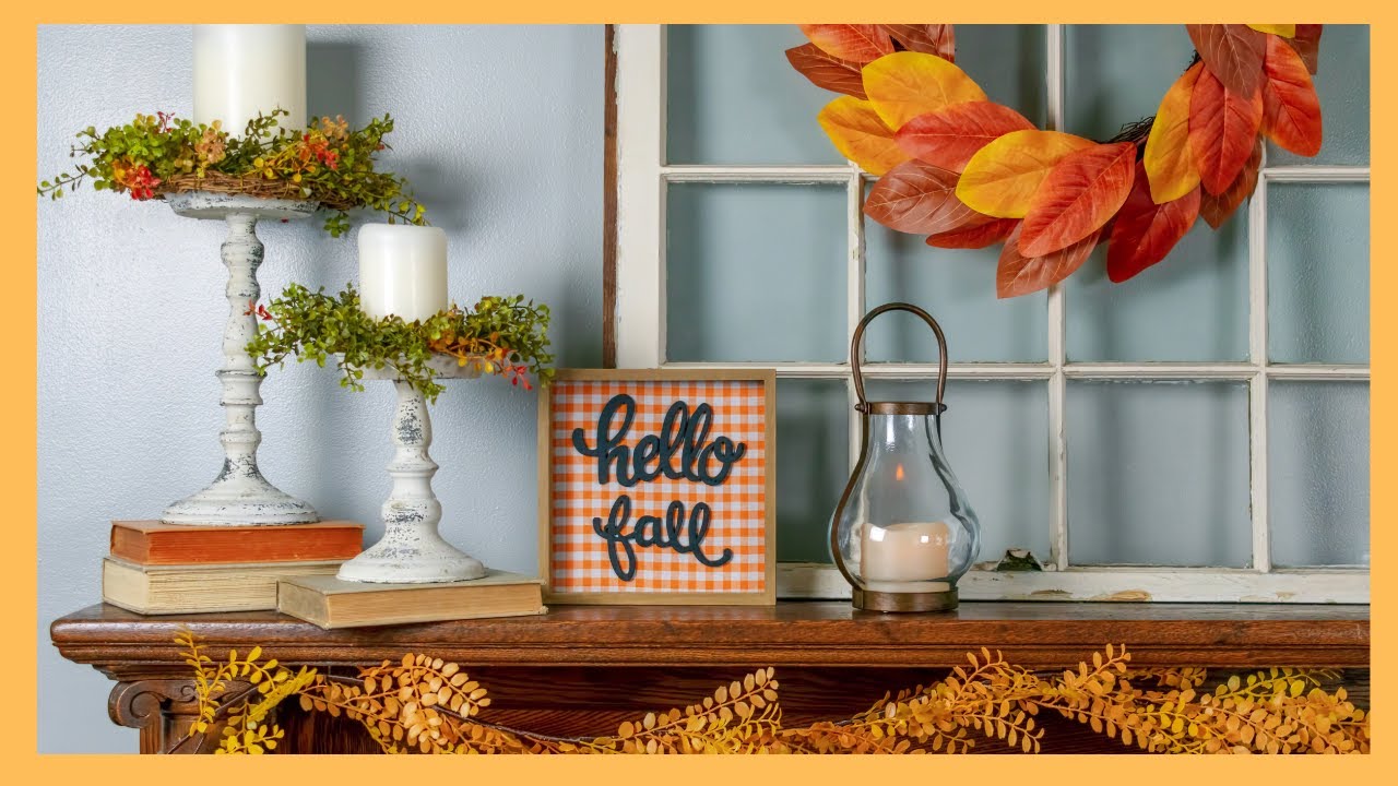 COZY FALL FARMHOUSE DECORATE WITH ME - FALL FARMHOUSE DECOR