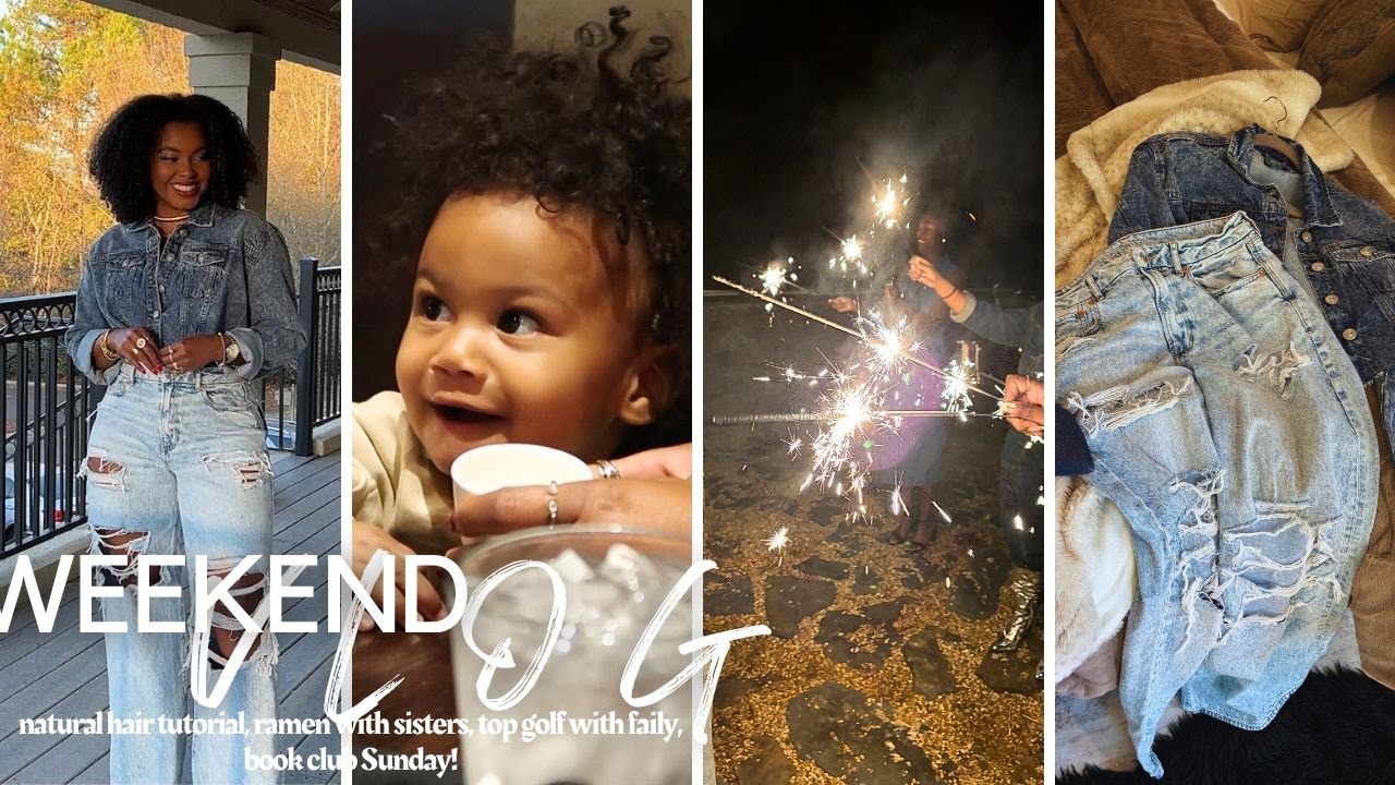 VLOG || detailed hair tutorial,  sister dinner, top golf with the family, book club sunday!