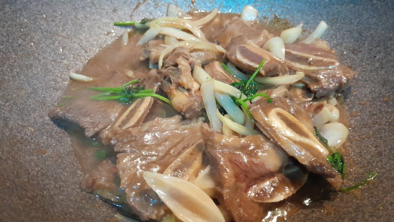 Onion Beef Coriander with Creamy  Sauce Recipe #cooking 