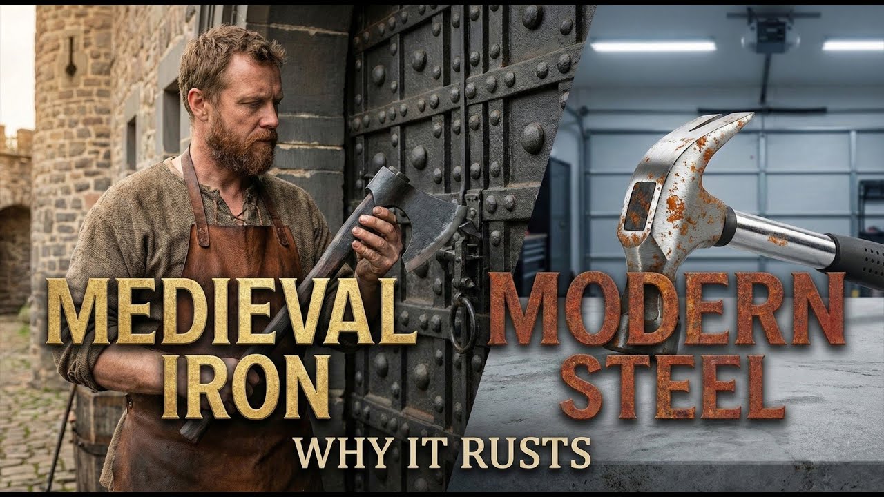 Why Medieval Iron Doesn't Rust (But Modern Steel Does)