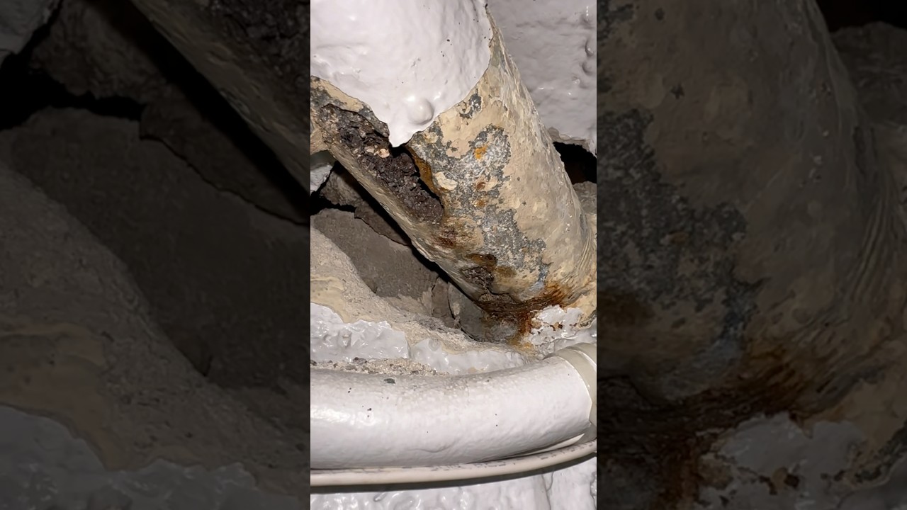 Corroded galvanized pipe fix #nyc