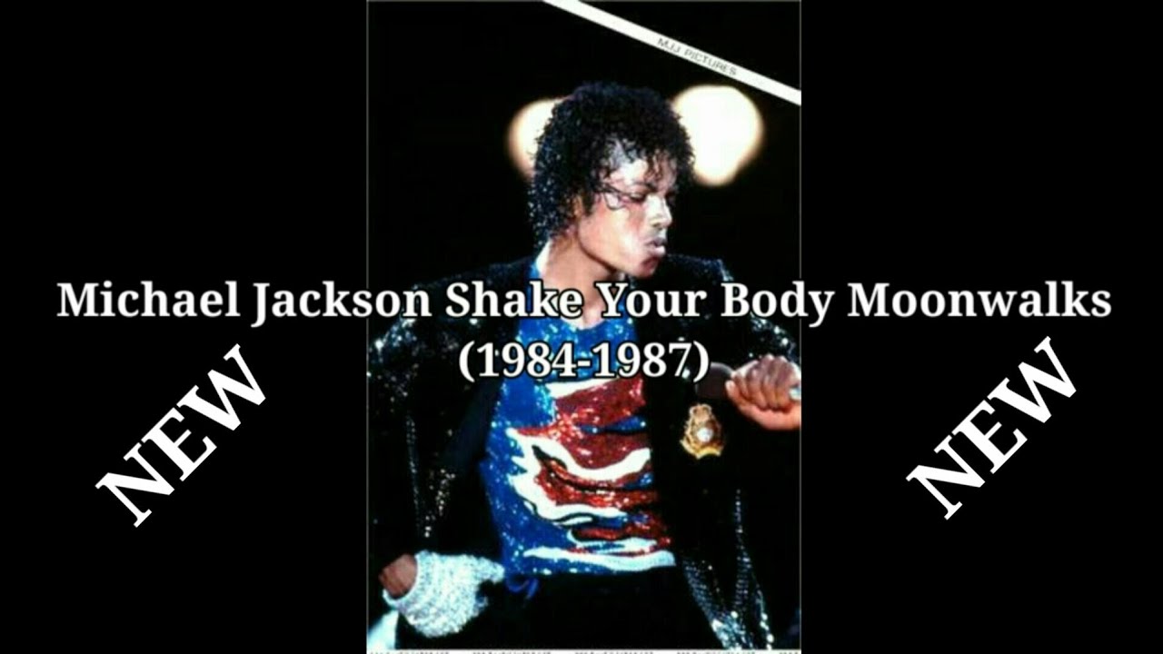 Michael Jackson Shake Your Body Moonwalks (1984-1987) NEW