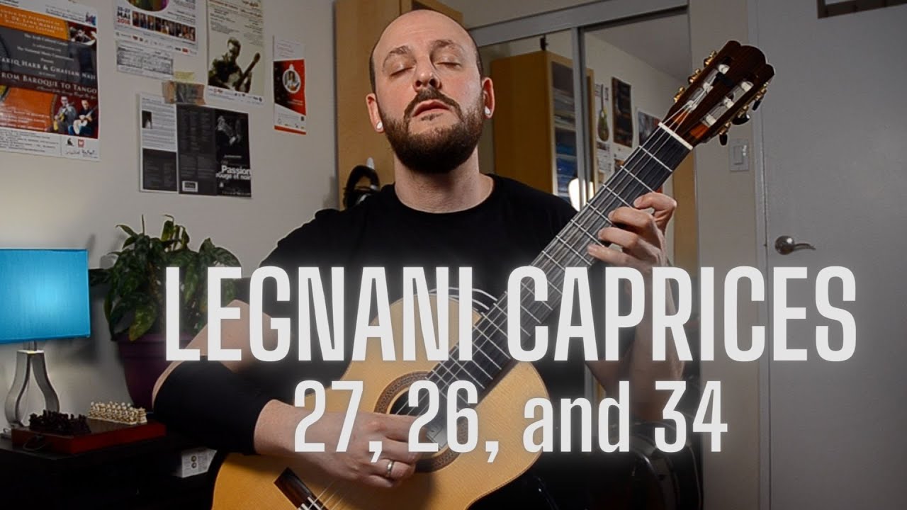 Legnani Caprices Nos. 27, 26, and 34
