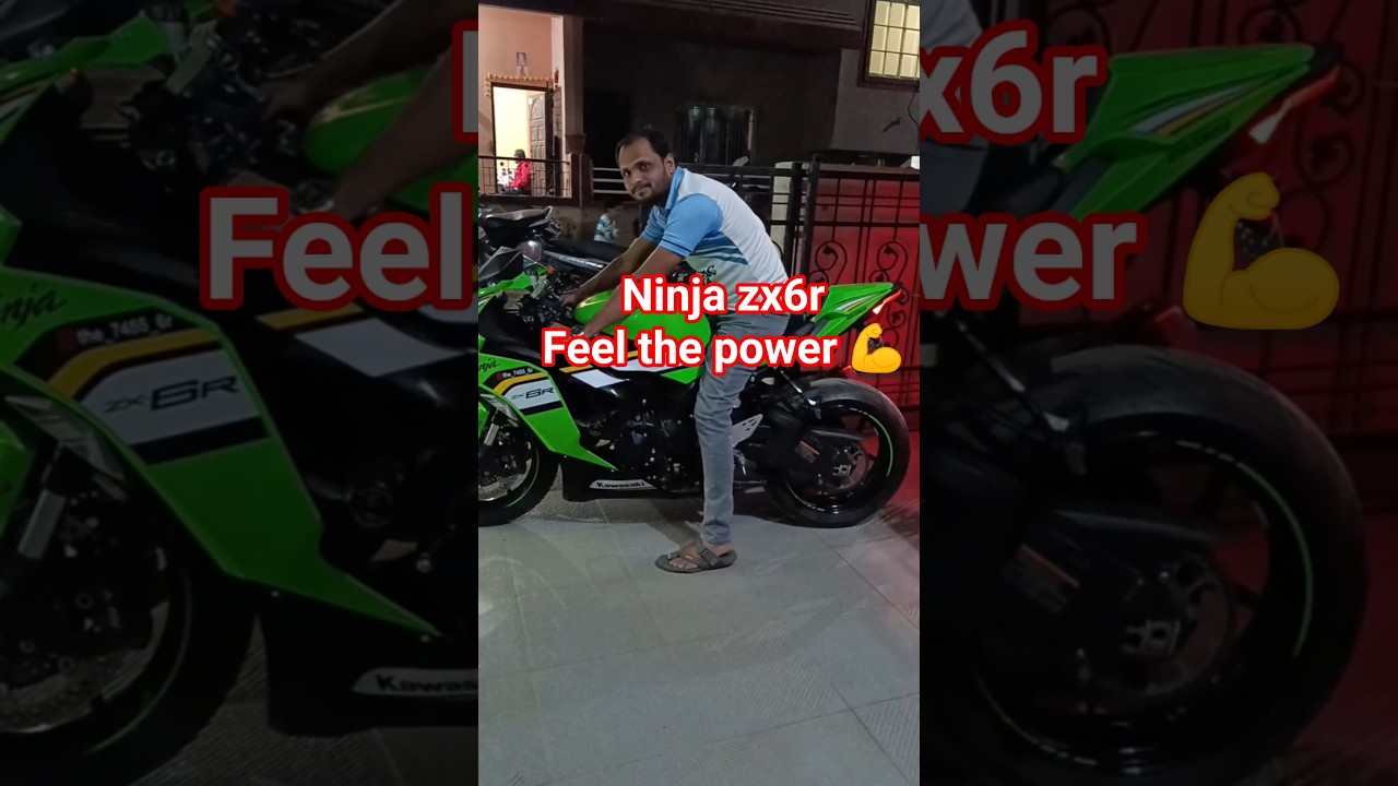 Ninja zx6r feel the power 