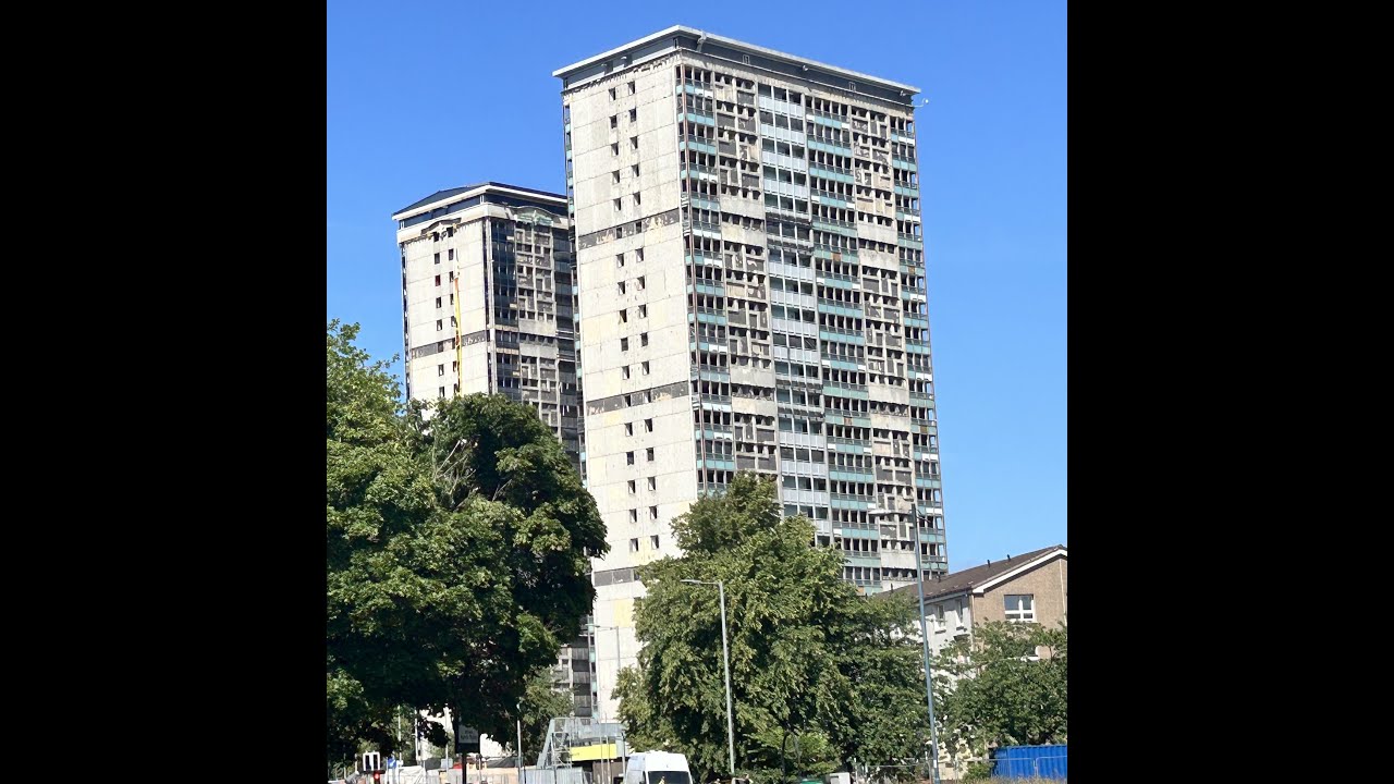 Gorbals Demolition. The Two Towers must come down