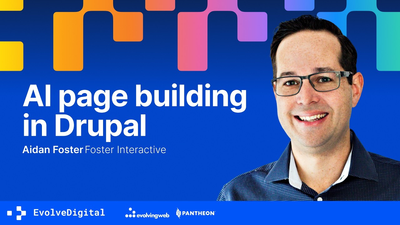 Создание страниц с помощью ИИ в Drupal Canvas, Эйдан Фостер | Evolve Digital Toronto 2026