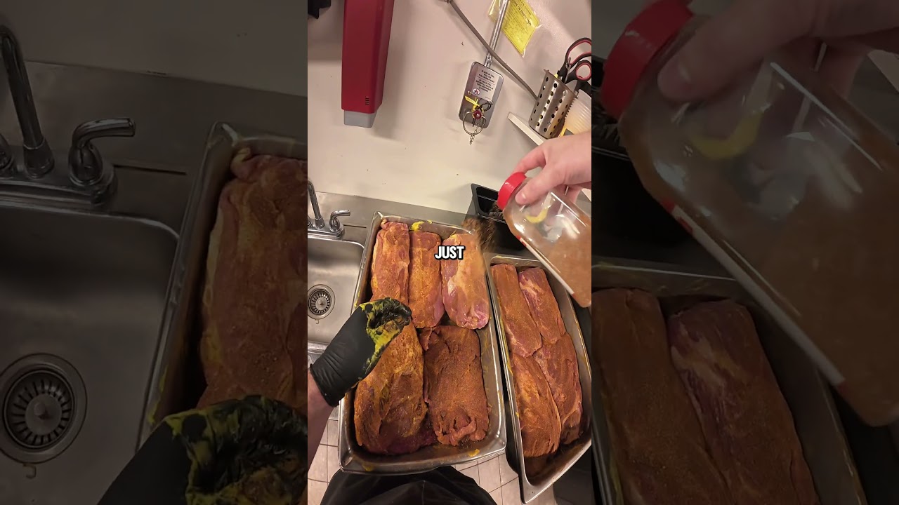 Preparing $4,000 of meat for my last BBQ
