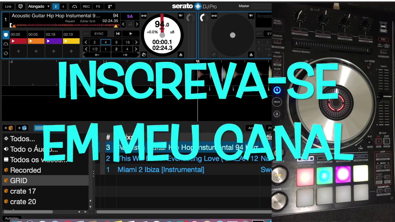 MUDAR PERCENTUAL PITCH PIONEER DDJ-SX2