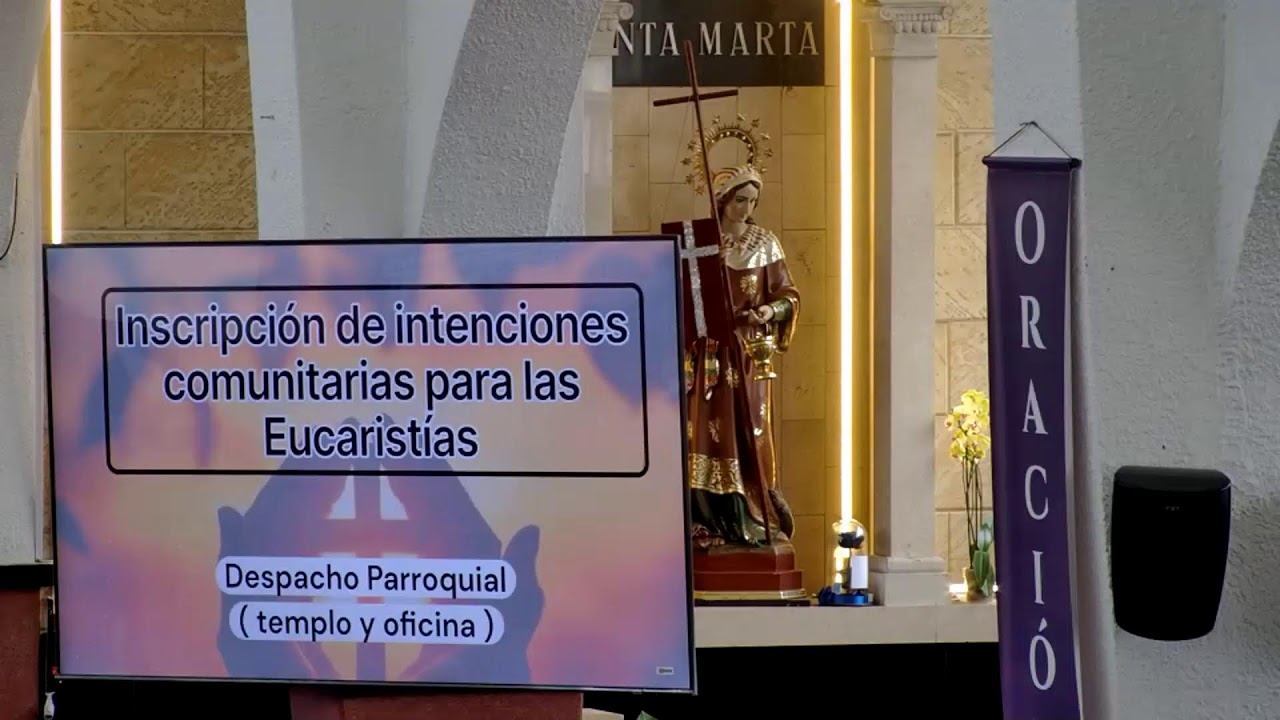Martes 17 de Marzo 2026, tercero de la novena. Eucaristía 10:00 am