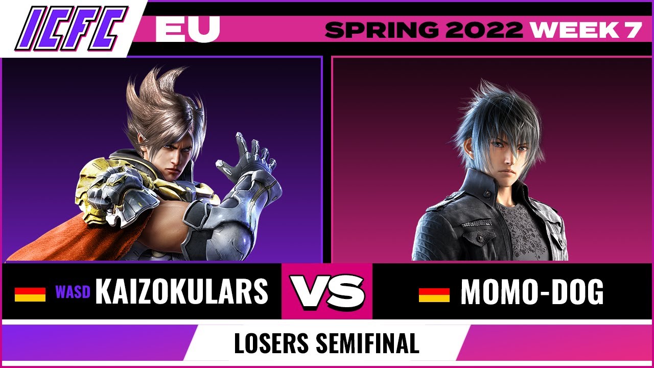 KaizokuLars (Lars) vs. Moo-Dog (Noctis) Losers Semifinal - ICFC EU Tekken 7 Spring 2022 Week 7