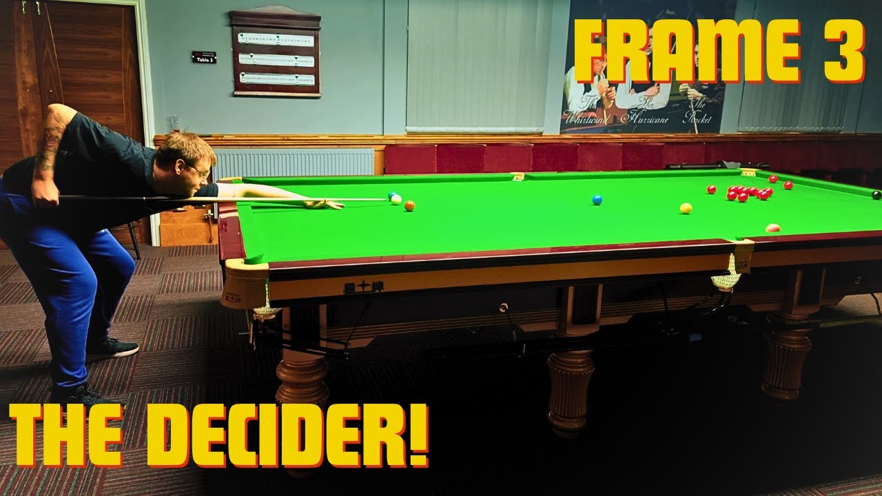Best of 3 Snooker Match on a Star Table, Frame 3 Versus Youtuber @BrendanExplores