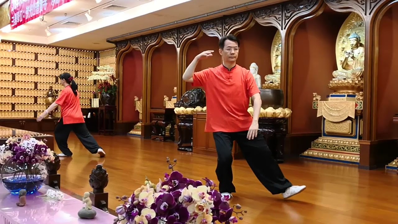 左右式鄭子37式太極拳和古琴結合(一)