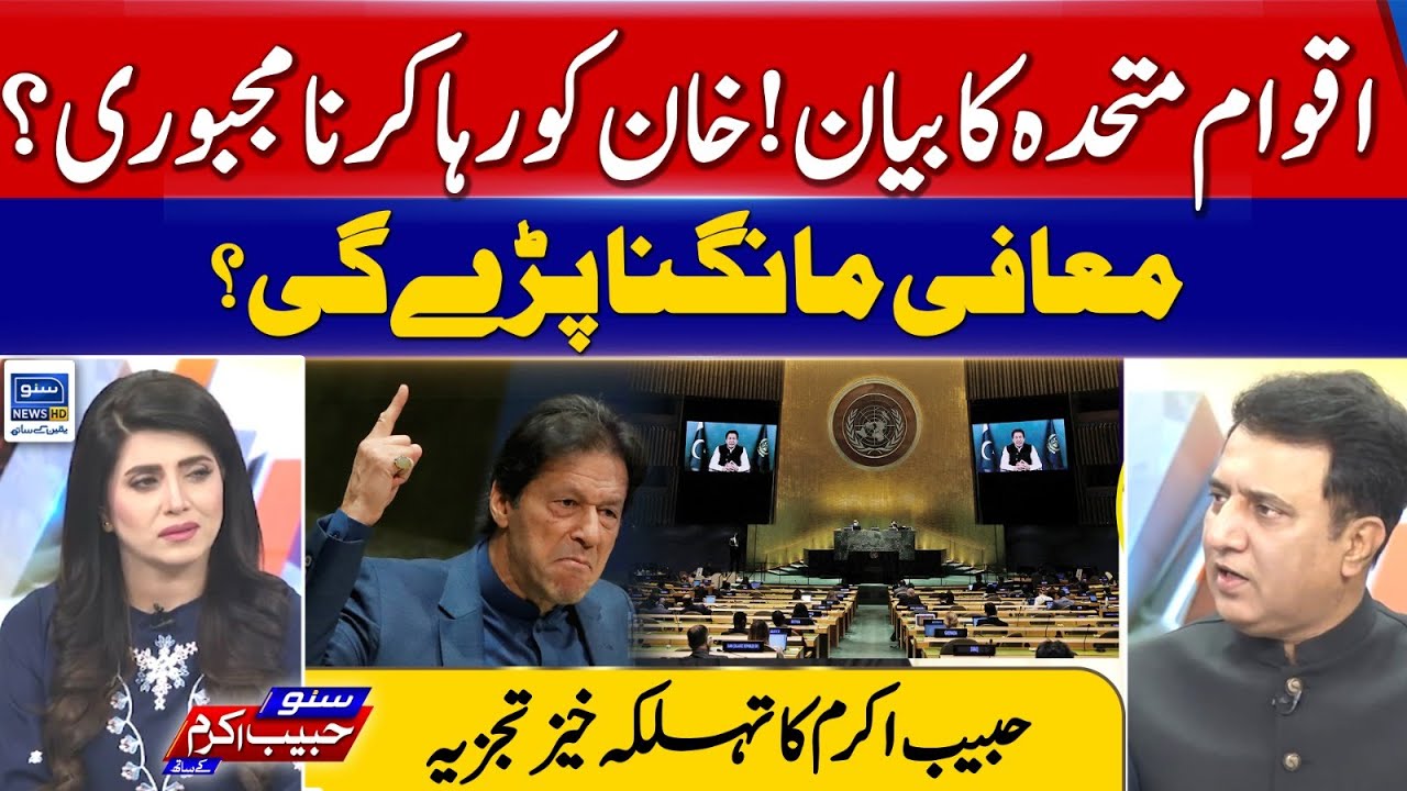 United Nations Ka Bayan! Imran Khan Ko Reha karna Majburi? | Suno Habib Akram Kay Sath | EP 354 |