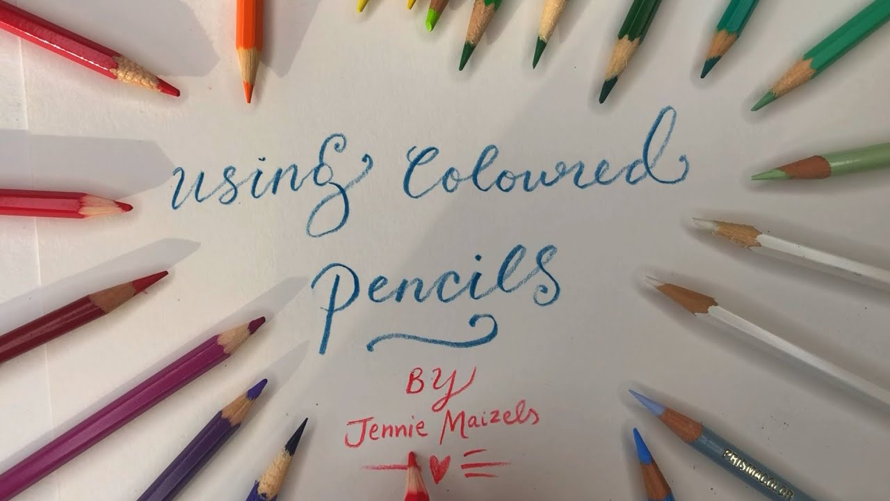 Using Coloured Pencils - By Jennie Maizels ( a mini course) x