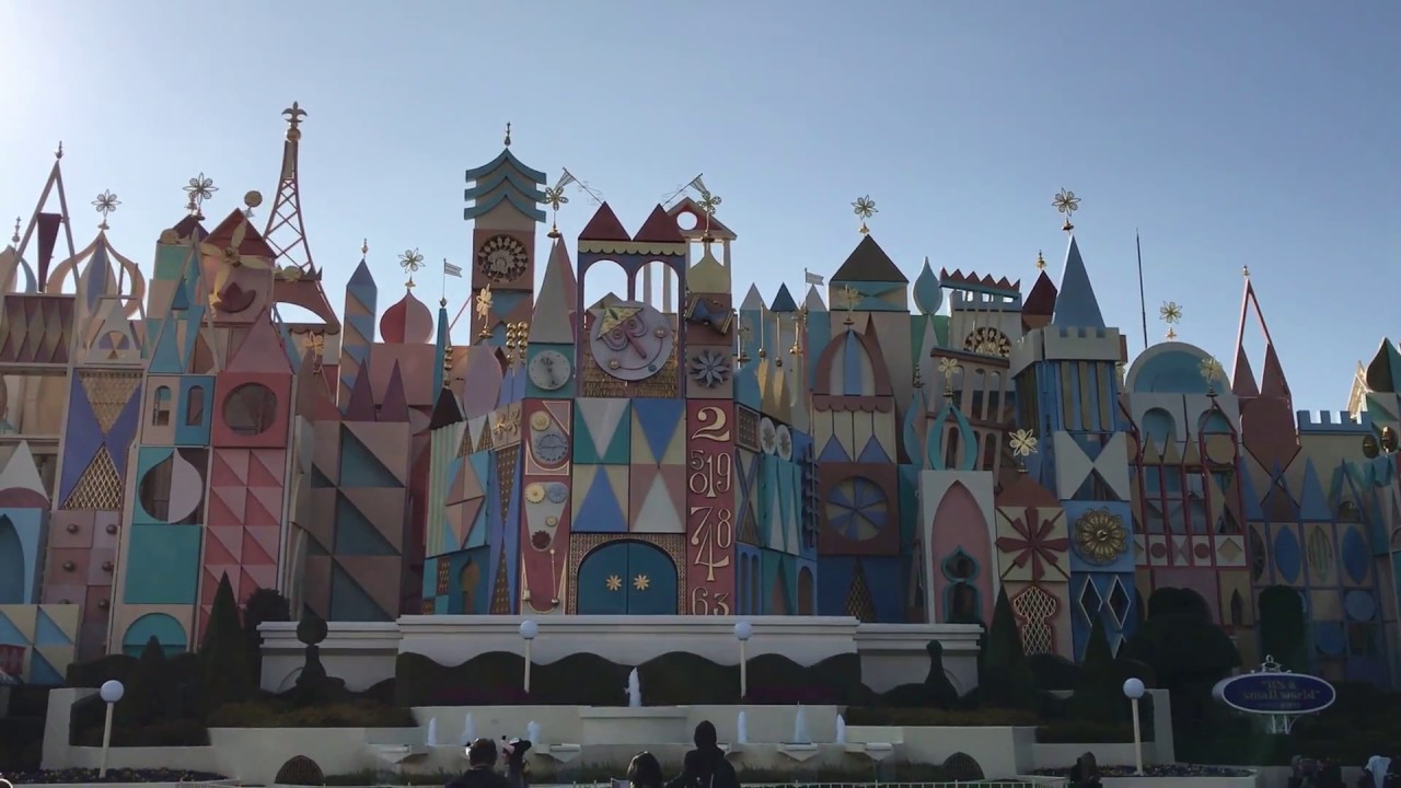 長期クローズ前日 - 『イッツ・ア・スモールワールド/it's a small world：クロックタワー』 開園から閉園まで(スカイハイ・ウィッシュ含め)