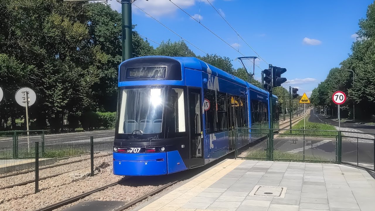 Przejazd: Stadler Tango #HY707 MPK Kraków 