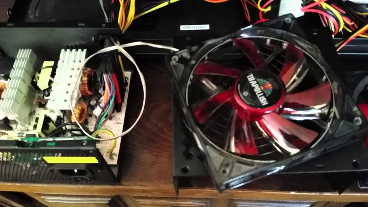 Cambiar el ventilador fuente de alimentación Modding