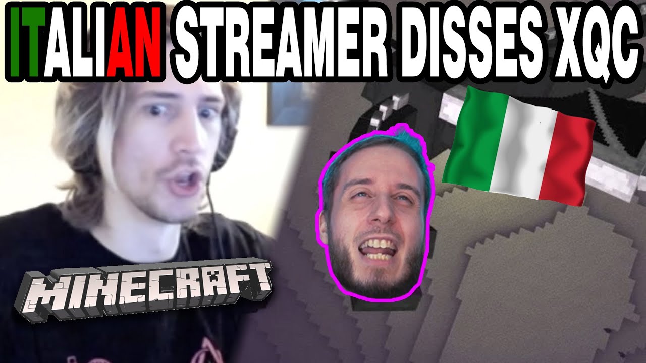 ITALIAN STREAMER DISSES XQC