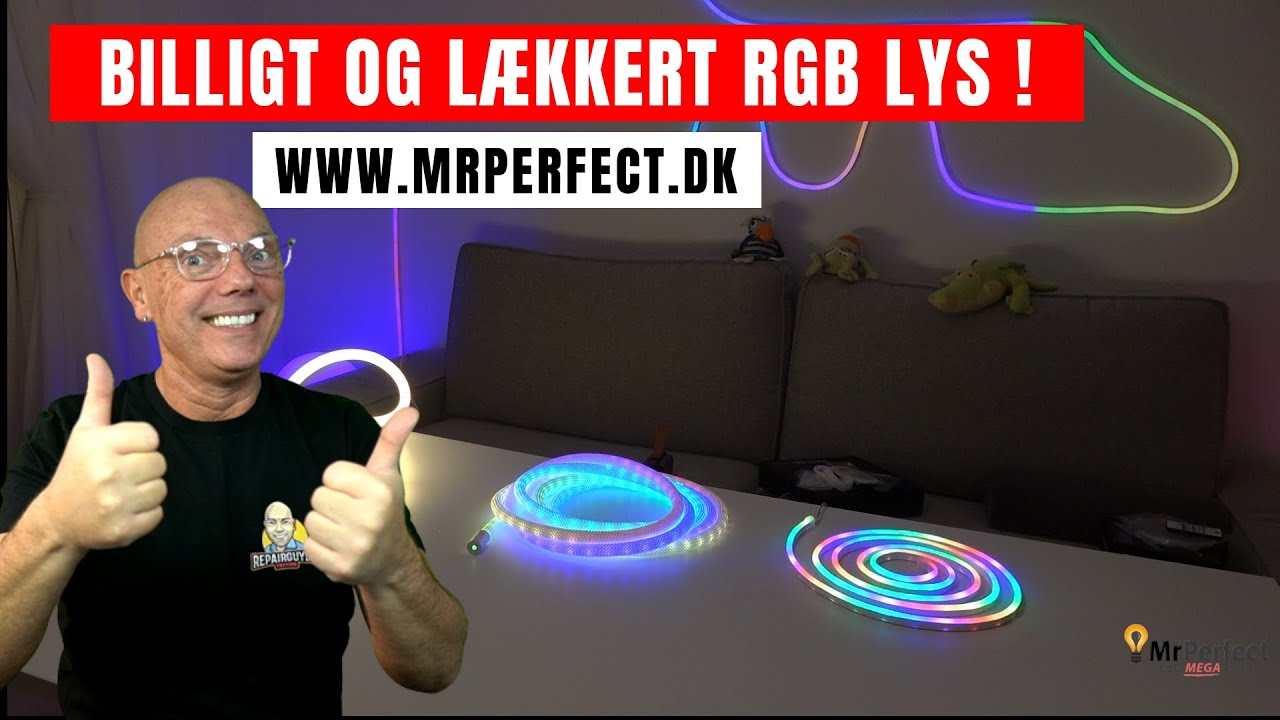 L&aelig;kkert RGB Lys + Bonus ! - MrPerfect.dk