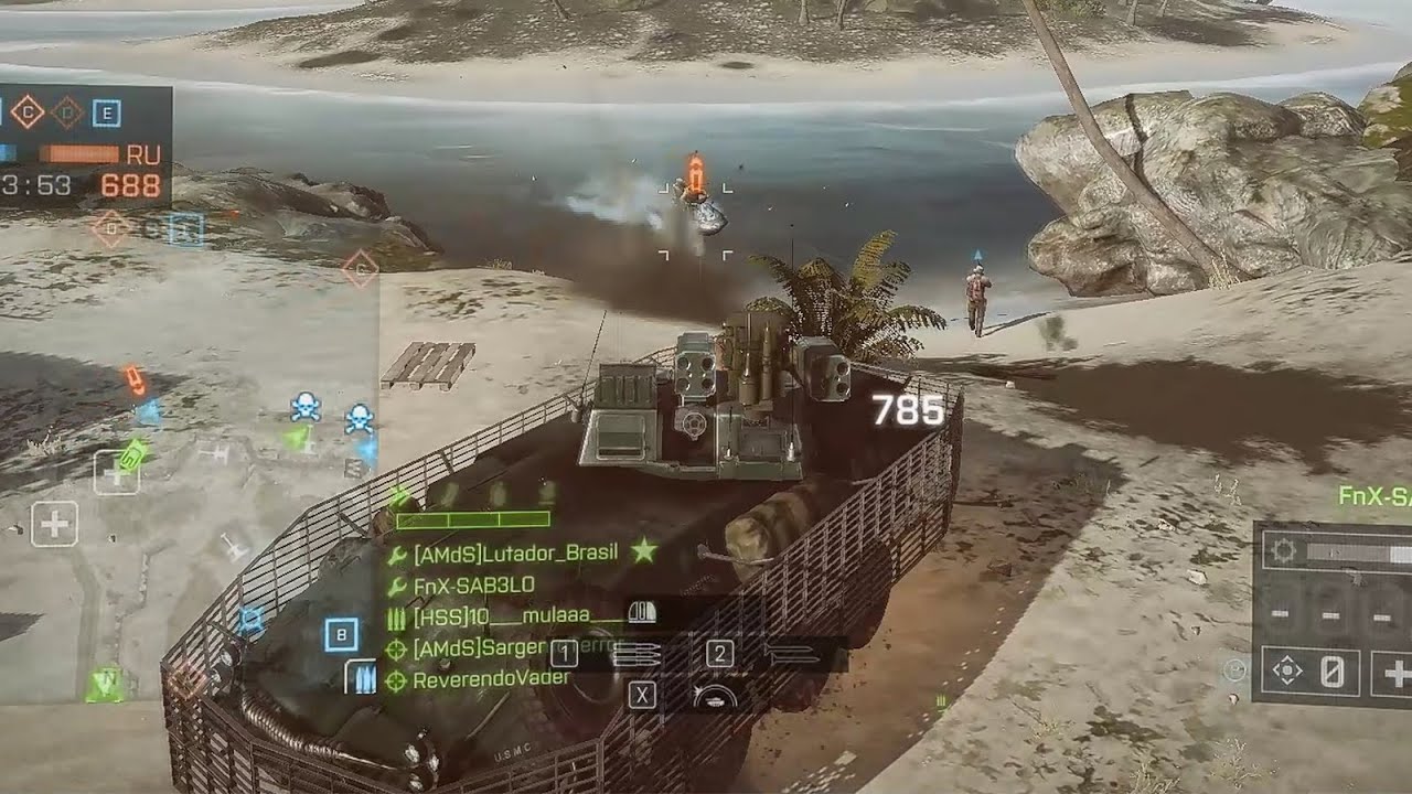 Battlefield 4: Conquest Gameplay