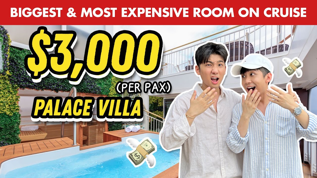 The MOST EXPENSIVE & BIGGEST ROOM on a CRUISE (Singapore) *SO EXPENSIVE*