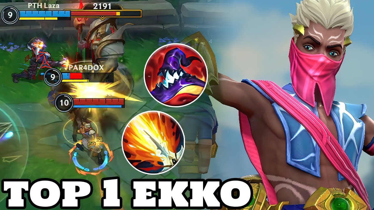 Wild Rift Ekko - Top 1 Ekko Gameplay Rank Grandmaster