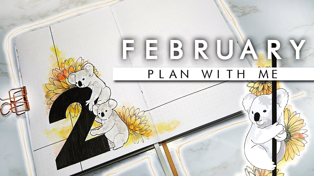 PLAN WITH ME | February 2020 Bullet Journal | Planner Setup