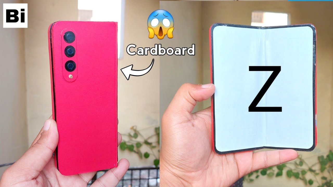 Make Samsung Galaxy Z Fold 4 From Cardboard