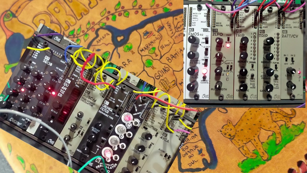 Sequences and FM - Jam with #AEModular #synthesizer #modular #synth #dawless - gen17