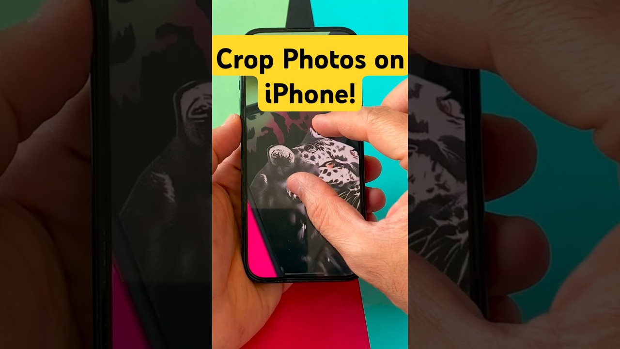 The Fastest Way to Crop Photos on iPhone! #trending #tips #tech #Shorts